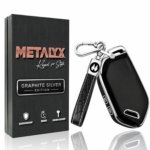 Image of Metalyx Key Fob Cover for Kia Seltos 2026 Facelift (HTK, HTK(O), HTX, HTX(A), GTX, GTX(A)) | Soft TPU | Anti-Scratch | Strong Signal | Stylish Case with Lanyard