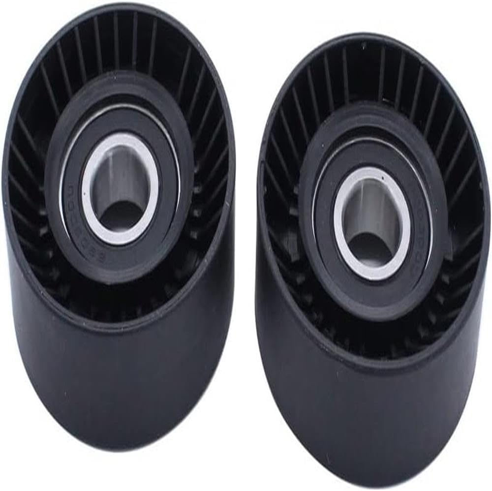 Replacement Part for 2 PCS/Set SHLPDFM Black Accessory Belt Idler Pulleys Upper Compatible with... pulleypart#587305