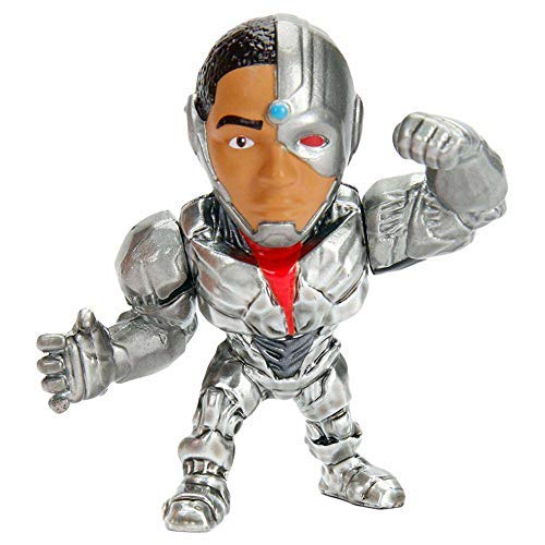 Miniatura Liga da Justiça Metalfigs DieCast 6cm Cyborg M544