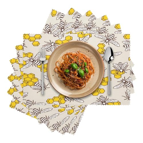 Set de table facile à nettoyer en tissu Oxford isolant - 3