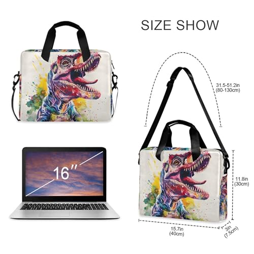 Bolso Maletín para Laptop Dino T-rex 13-15.6 pulg miniatura 4