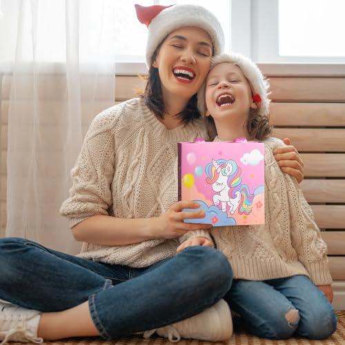 Unicorn Gifts for Girls Charm Bracelet Making Kit for Girls Jewellery Making Kit Girl Toys Christmas Stocking Fillers Kids Craft Set Birthday Presents Gifts for 5 6 7 8 9 10 Year Old Girl Pink - Image 7