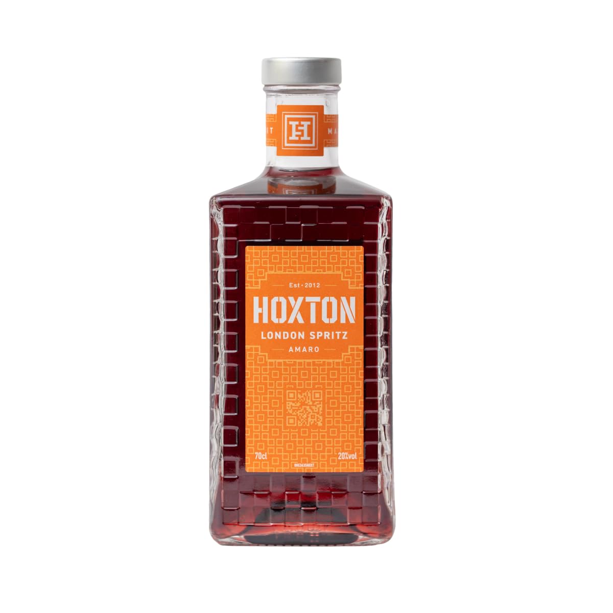 Hoxton London Spritz, 70cl - 20% ABV Amaro-Inspired Gin Liqueur with Morello Cherry, Berries & Orange - Hoxton Gin Infused Spirit for Cocktails and Aperitifs