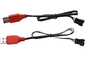 Blomiky 2-Pack Fluorspar Blaster Charger Cable for Electric Gel Water Ball Blasters,...