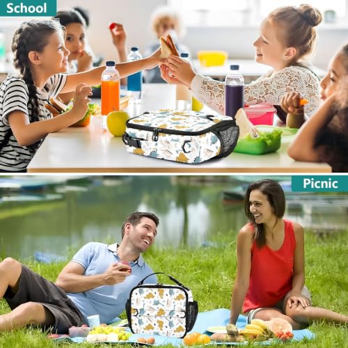 Bolsa de almuerzo aislada ALAZA reutilizable e impermeable infantil 4