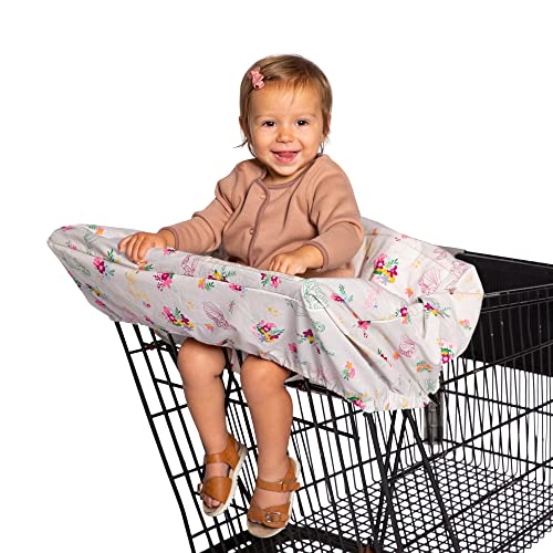 Image of Disney Baby by J.L. Childress Shopping Cart & High Chair Cover for Baby, Kids, & Toddler - Cover for Grocery Carts & Restaurants, Universal Fit - Disney Princess
