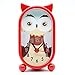 Retro Owl Funny Alarm Clock for Kids-Metal Table Bedside Time Clocks