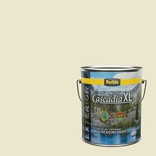 Rodda Paint CASCADIA XL Exterior Satin Paint & Primer in One, 1-Gallon, Crispa