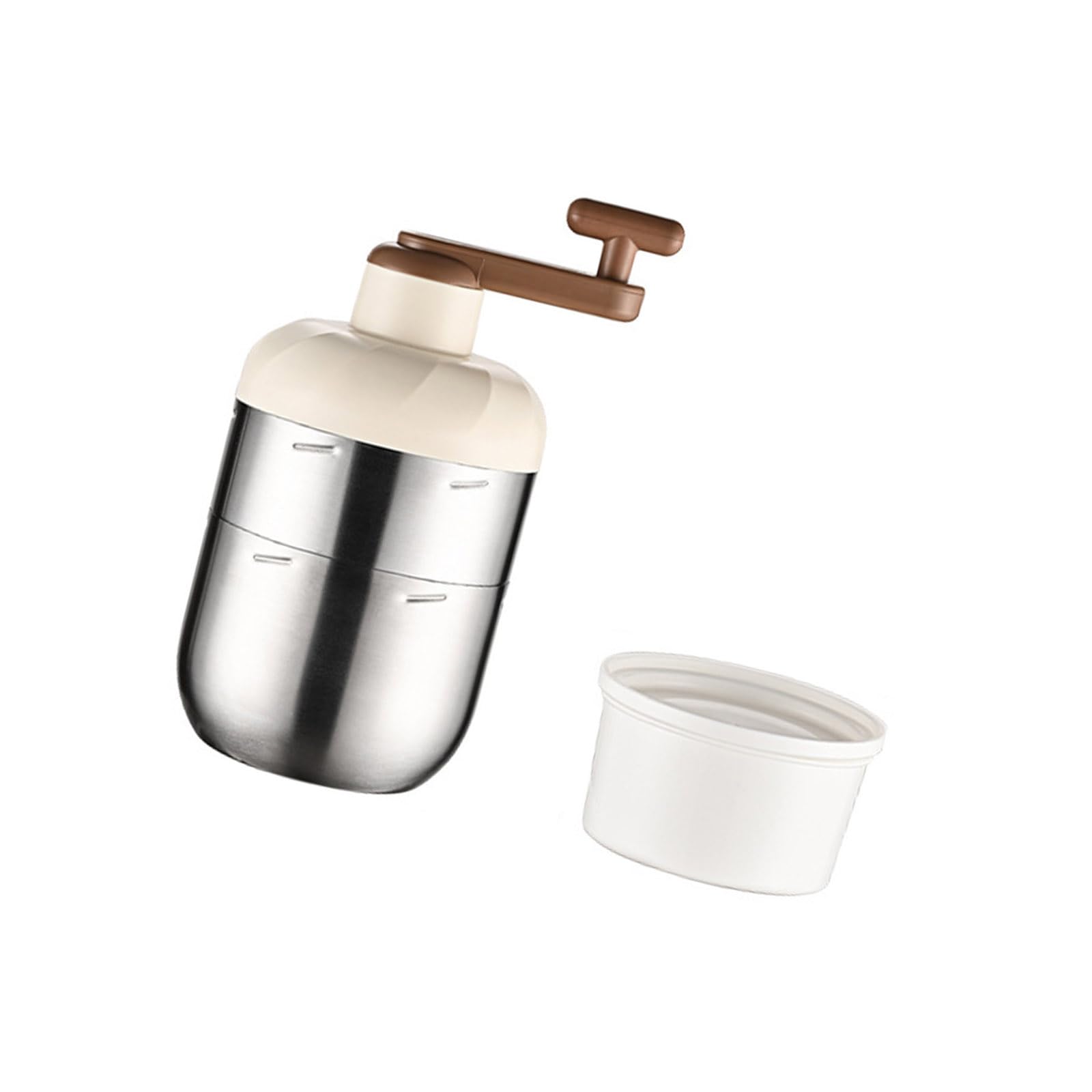 DAWTHTW Stainless Steel Ice Shaver and Snow Cone Machine Hand Crank Ice Crusher and Shaved Ices Machine Snow Cone Machines Gift Hand Crank Crusher