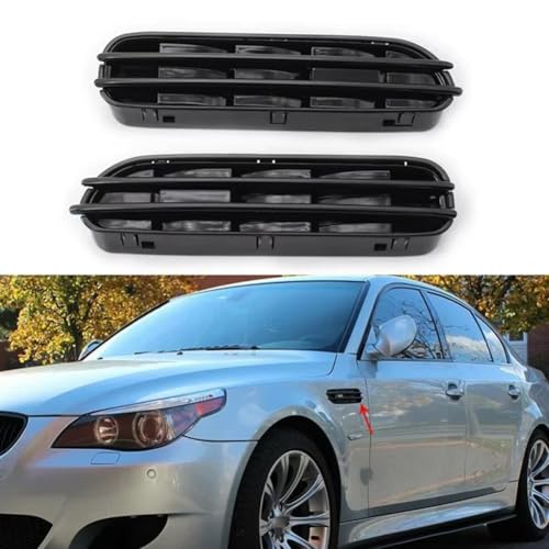 Panel de rejilla de ala para BMW Serie 5 E60 E61 M5 de 2004 a 2010 8