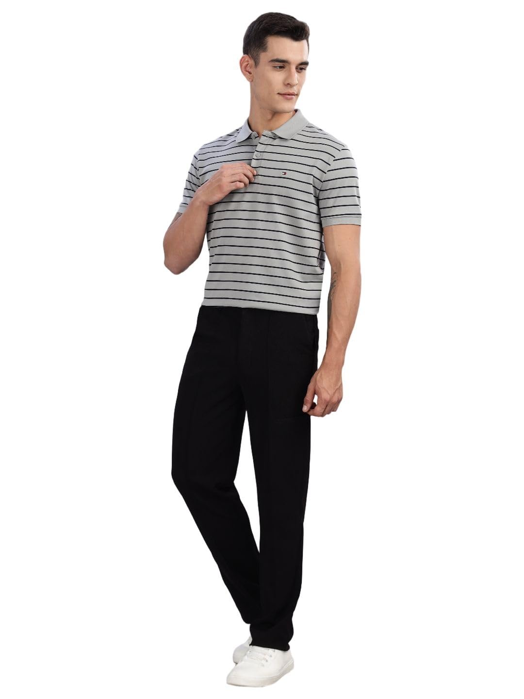tommy hilfiger Striped Regular-Fit Cotton Polo T-Shirt-picture-16