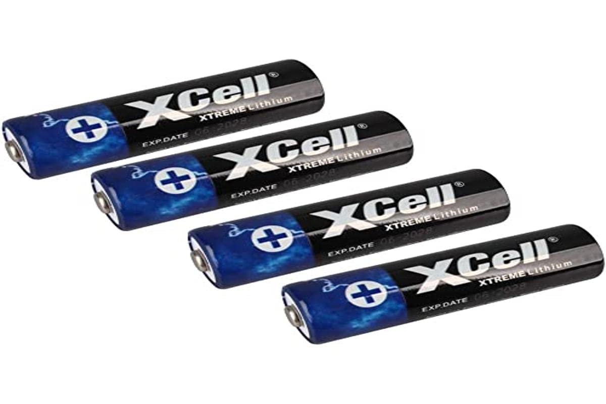 XCell Extreme Lithium FR6 Mignon AA Battery (Very Durable Batteries, Very Light, Temperature Range -40°C to +60°C) 145873