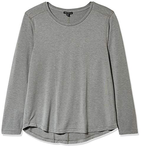 J.Crew Mercantile Women's Long-Sleeve Drapey T-Shirt, Heather Graphite, S
