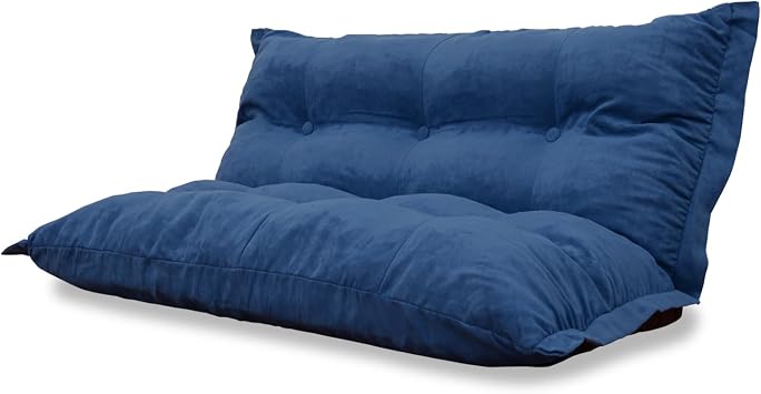 DORIS Doris Low Sofa, Compact, 108 cm Width, 14 Reclining Levels, Single Seat, Recliner, Navy Blue, Relax 13170