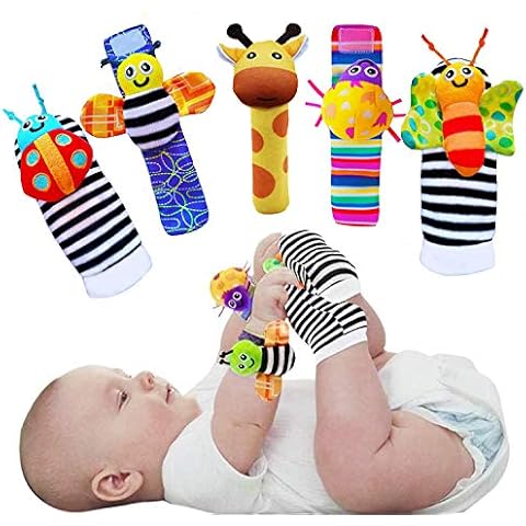 Foot Finders Socks & Wrist Rattles for Infants Cover
