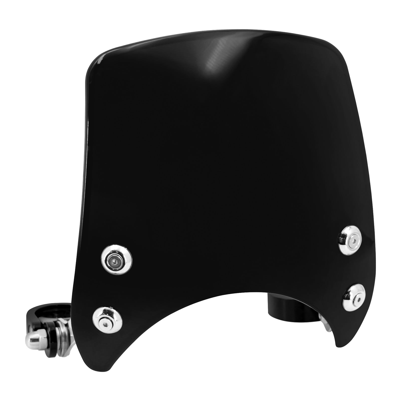 Pare-brise moto Sportster XL1200 déflecteur vent noir 39mm 41mm