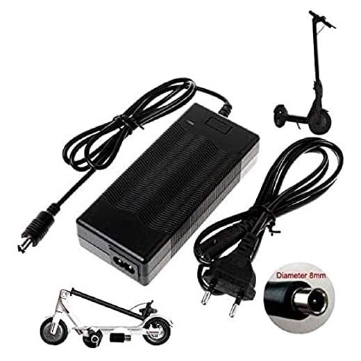 CARGADOR ESP ® Strömladdare Strömförsörjning 42V 2A kompatibel med ersättning för Skoter Scooter Xiaomi Mijia M365 M-365 M 365 Strömadapter Nätadapter Strömadapterkabel Replacement