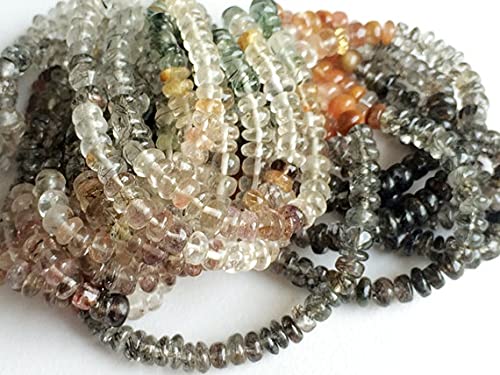 Perles de quartz rutile pour fabriquer un bracelet bien-être au quotidien - 2