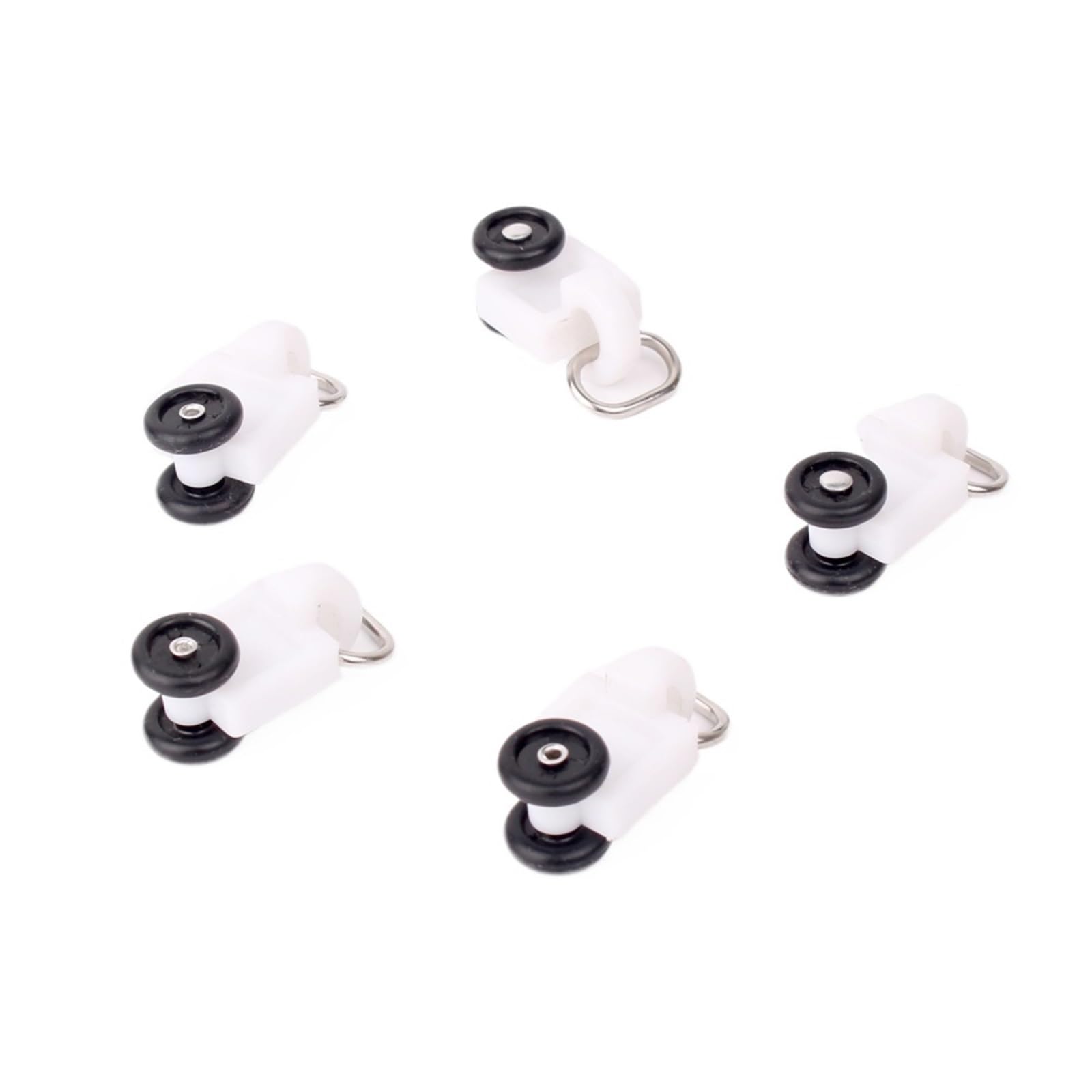 Curtain Glider Hooks, Curtain Track Rollers 10PCS Runners Smart Home Hook General Pulley Accessory
