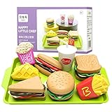 kinder mcgregor 【Hamburger Set Kinder】: Hamburger und Hotdogs können zerlegt und montiert werden. Kinder können ihre Hamburger selbst machen. Erleben Sie die Freude an der Zubereitung von Speisen und verbessern Sie die Hand-Auge-Koordination.