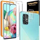 [Rendimiento indestructible e inastillable] El protector de pantalla UniqueMe Samsung A71 está fabricado de acuerdo con el estándar militar alemán de dureza 9h. Una vez que el refuerzo, nuestro protector de pantalla no se romperá en el borde como otros productos baratos. Incluso si el teléfono cae desde 1M a una superficie dura, la pantalla sigue intacta. Solo necesita gastar una taza de café para evitar los costosos costos de mantenimiento de la pantalla.