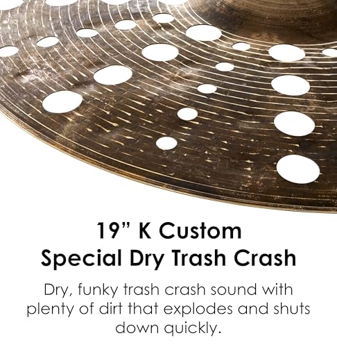 Avedis Zildjian Company 19 inch K Custom Special Dry Trash Crash Cymbal