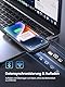 NEWDERY Akkuhülle für iPhone 13/13 Pro & 14/14Pro, 4800 mAh, schlanke, tragbare Schutzhülle, Ladeabdeckung, wiederaufladbar, erweitertes Ladegerät, Hülle für iPhone 13/13 Pro & 14/14Pro (6,1 Zoll),
