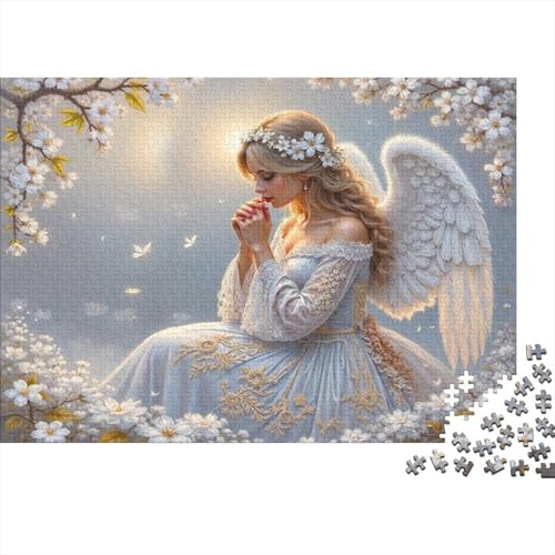 Puzzle Ange 1000 Pièces pour Adultes Scène Florale 52x38cm/1000pcs