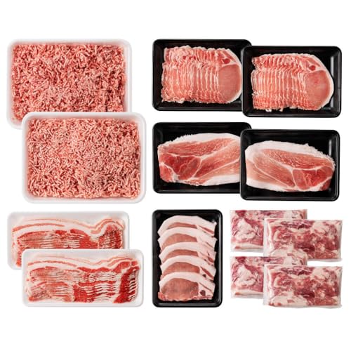 宮崎県産豚肉 6種得々セット 4.1kg ローススライス バラスライス モモスライス とんかつ用 ミンチ 小間切れ