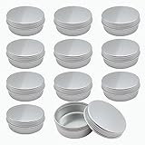 Inhalt der Verpackung:11 Stück 25ML runde Blechdosen mit Schraubverschluss,Die Größe von 4,8 * 1,8 cm(Äußerer Durchmesser).Aluminiumdosen schützen Gegenstände vor direkter Sonneneinstrahlung, hohen Temperaturen, Körperwärme usw.
