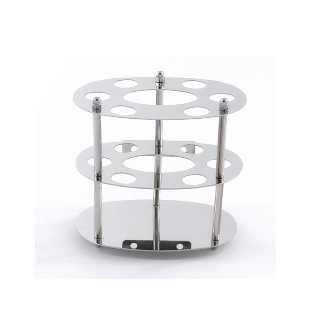 DH-Link6 Hole Stainless Steel Toothbrush Holder Storage Wall Mounted Bathroom