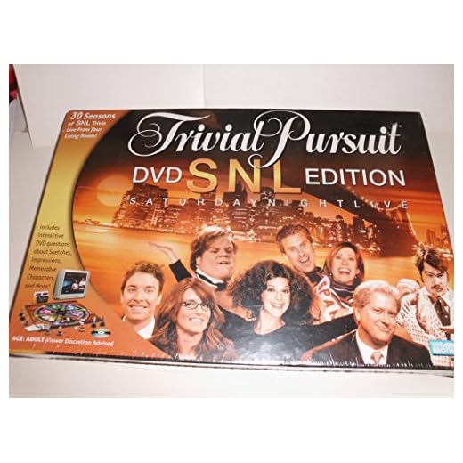 Milton Bradley Trivial Pursuit: SNL Saturday Night Live DVD Edition Game