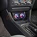 GlowShift Universal Black Dual Gauge Mounting Bracket Pod - Fits Any Make/Model - Mounts (2) 2-1/16
