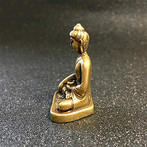 Sculptures rétro laiton Sakyamuni Bouddha pour harmoniser votre maison - 4