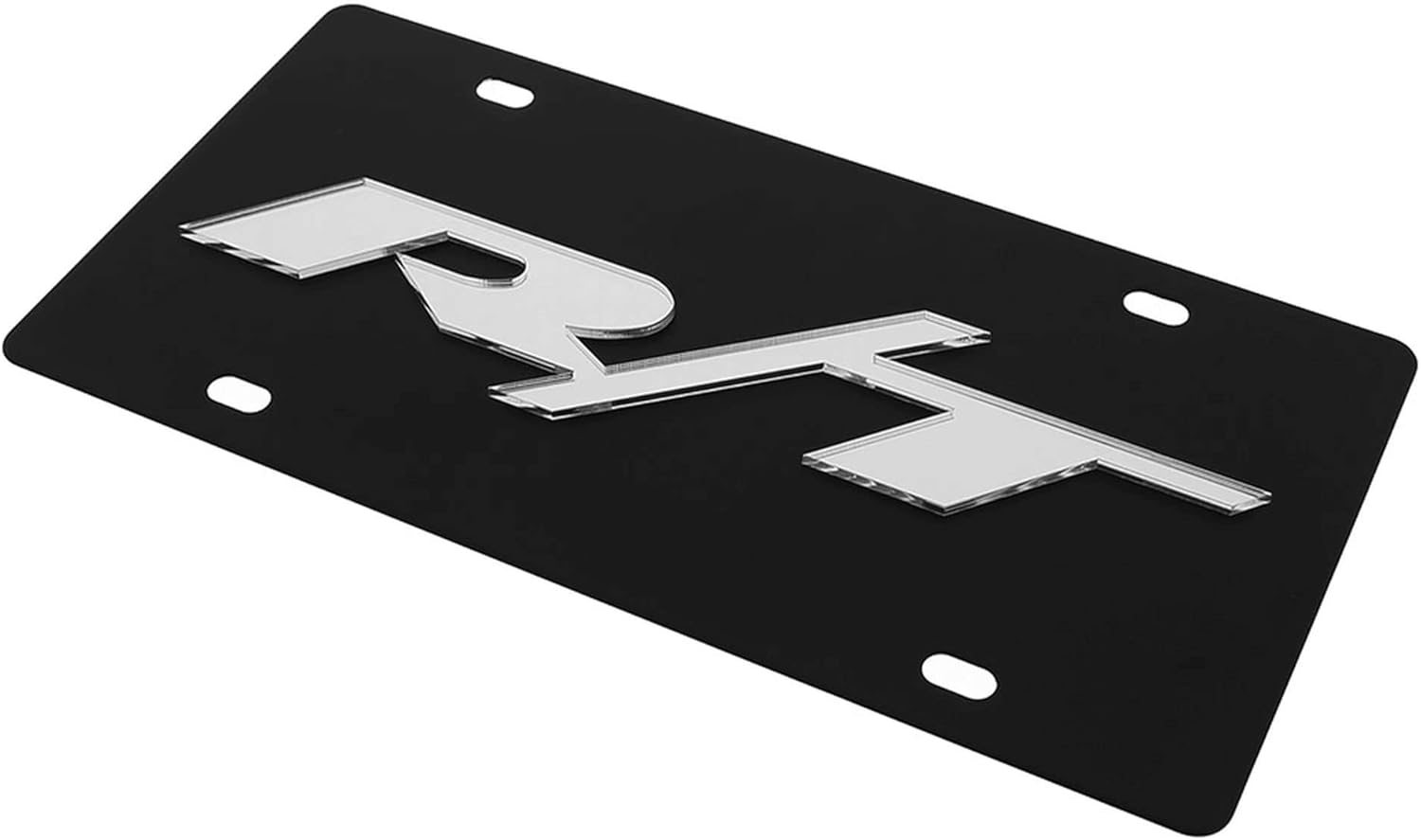 Logo License Plate for Dodge RT (Black)