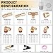 CheeMuii 76 Pcs Brass DOT Air Line Fittings Kit Push Lock Air Fittings Push to Connect Fittings NPT Thread & Quick Connect Air Hose Fittings for DOT Air Line Air Hose Pneumatic Tubing
