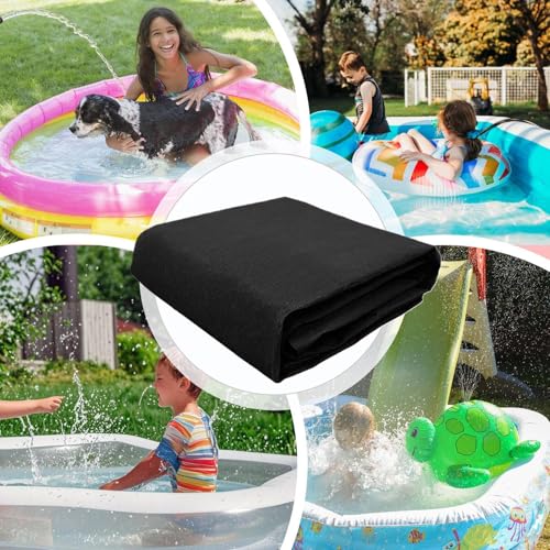 Tapis de sol de piscine résistant à la déchirure en polyester pour jardin