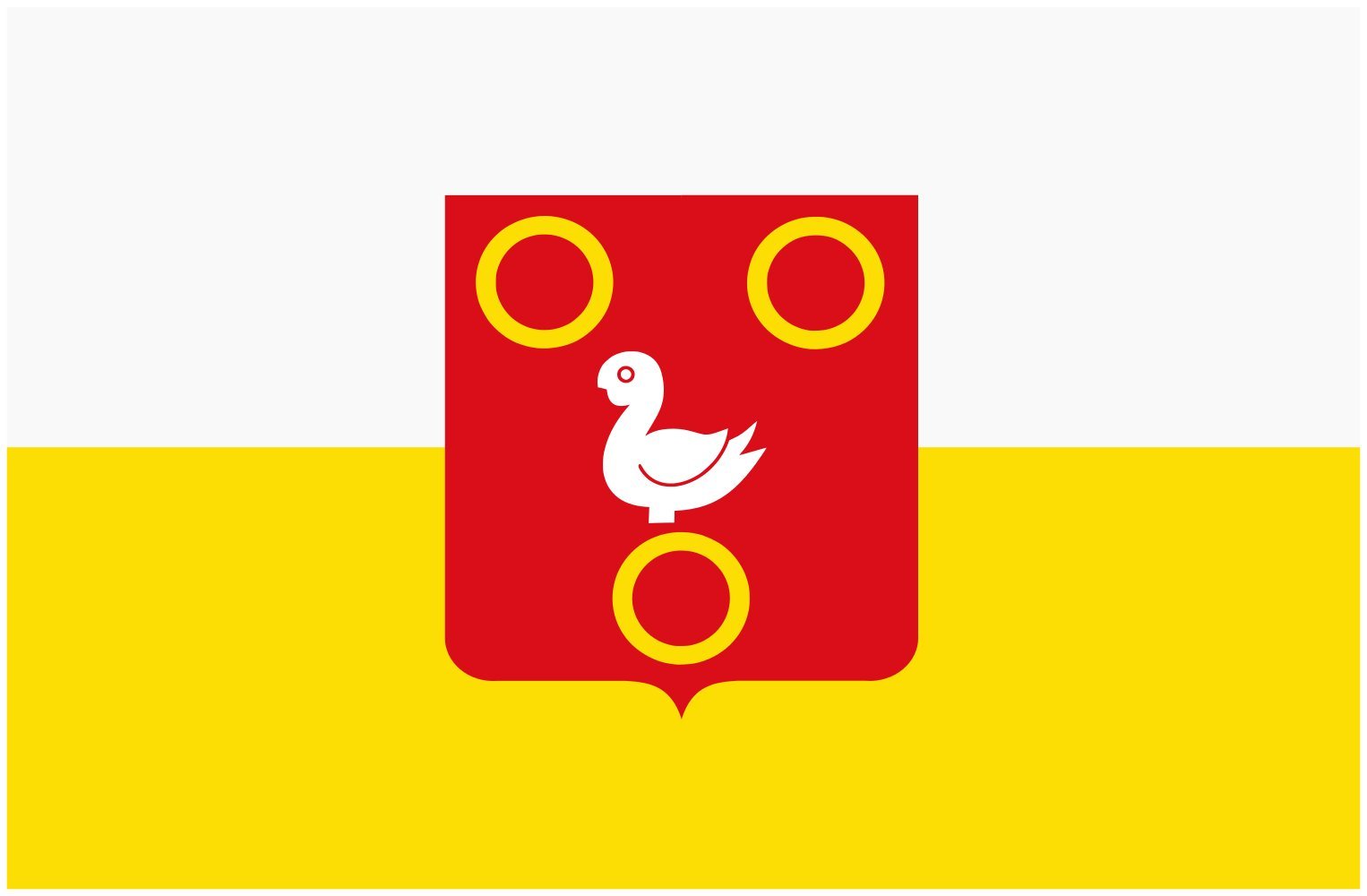 Drapeau Kuurne grand format résistant pour mât de mairie et façade