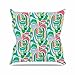 Kess CMY ar2006aop03 18 x 18 "Amy Reber Arcobaleno Geometrico Blu Verde Outdoor Cuscino, Multicolore