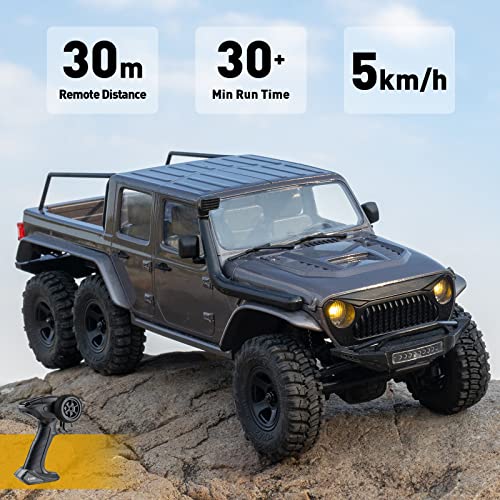 Rochobby 1/18 Cheyenne Rc Crawler 6Wd Rtr Hobby Rc Off-Road Car Remote Control Car Rc Rock Crawler With Led Lights For Adults #TOP2
