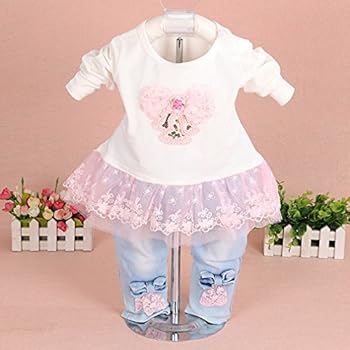 Prénatal newborn jurk wit lange mouwen - Prénatal