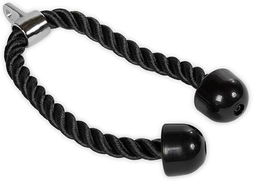 Titan Fitness Tricep Rope Press Down Rubber Stoppers Strength Machine Attachment