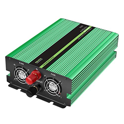 MOBILEKTRO® 1500W Reiner Sinus-Spannungswandler 12V auf 230V MPI-12/1500 Wechselrichter mit USB-Port incl. Fernsteuerung und LCD-Anzeige Inverter Konverter mit Spitzenleistung 3000 Watt