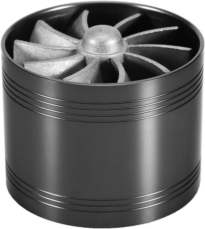 Turbonator Per Auto - Ventilatore Turbo Intake Aria - In Lega Alluminio 64mm - Per Risparmio Carburante E Aumento Prestazioni