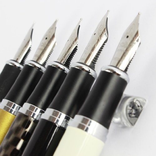 5 Pcs Jinhao X750 Fountain Pen With Simple Pen Bag #TOP3