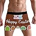 Produktbild Jereee Herren Unterwäsche mit Osterhase und Ei, aus weichem Polyester, Größe S Gr. M, Mehrfarbig