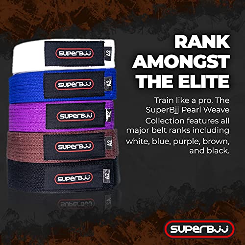 Image of Premium Pearl Weave Jiu Jitsu BJJ Belt