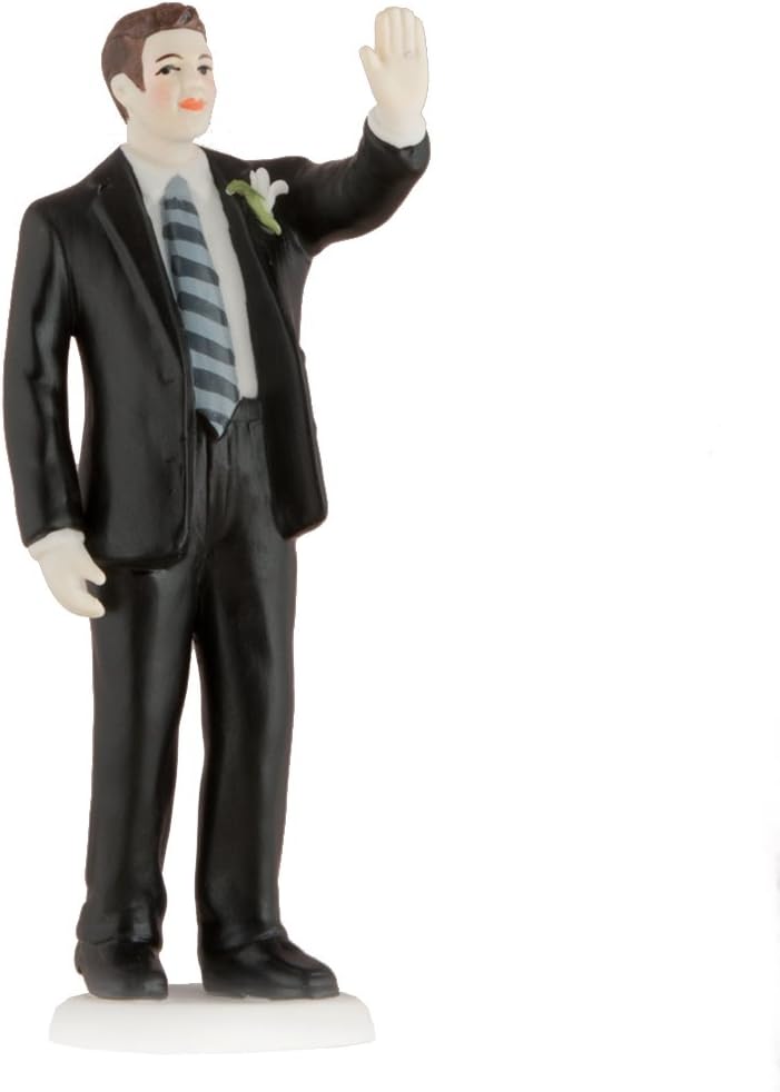 Weddingstar High Five Groom Porcelain Figurine Cake Topper