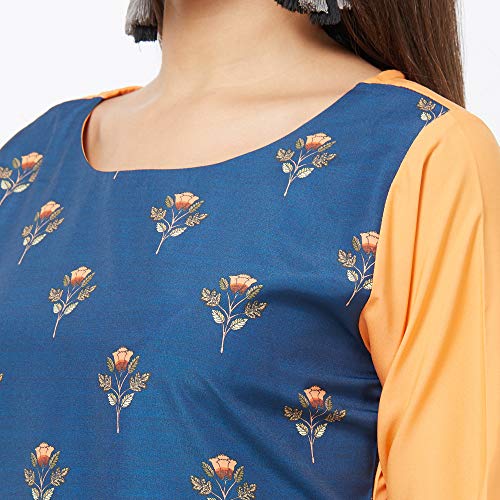 Image of LookMark Crepe Women A-Line Kurta