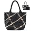 IwIeIaIrI Woven Tote Bag For Women - Large Vegan Leather Shoulder Bag With Detachable Purse - View #4